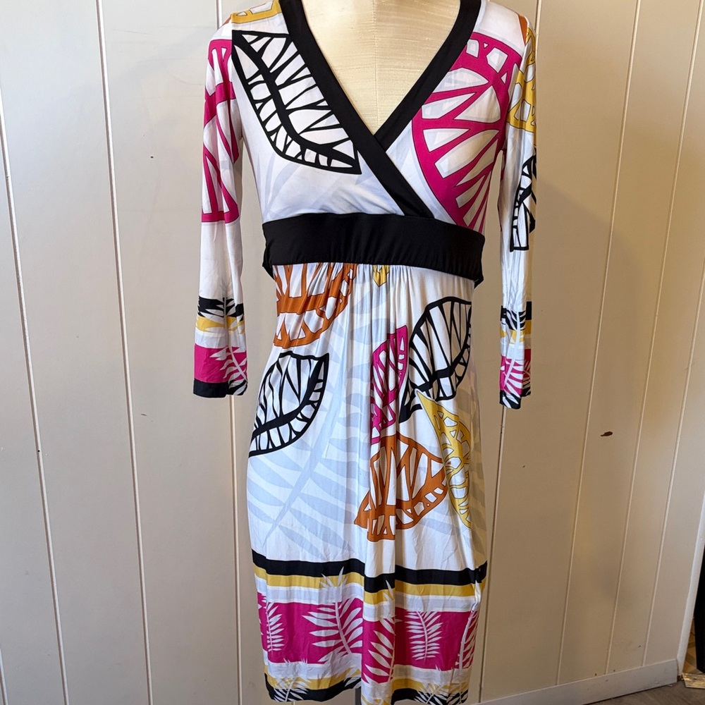 Women's Olian Maternity Multicolor Patterned Dress